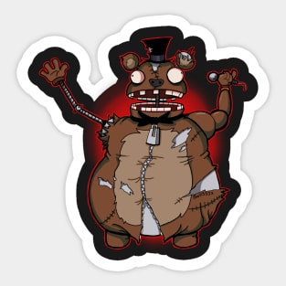 Invader Freddy Sticker